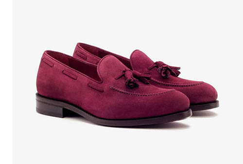 Suede loafers