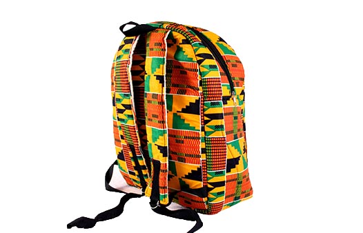 African print bag pack