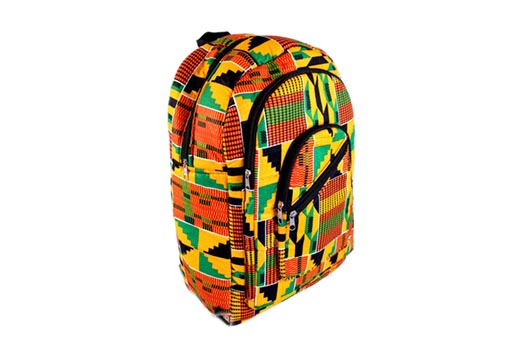 African print bag pack